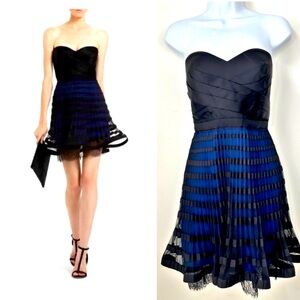 BCBGMaxAzria BCBG 'Neena' Pleated Convertible Mini Dress Size 8